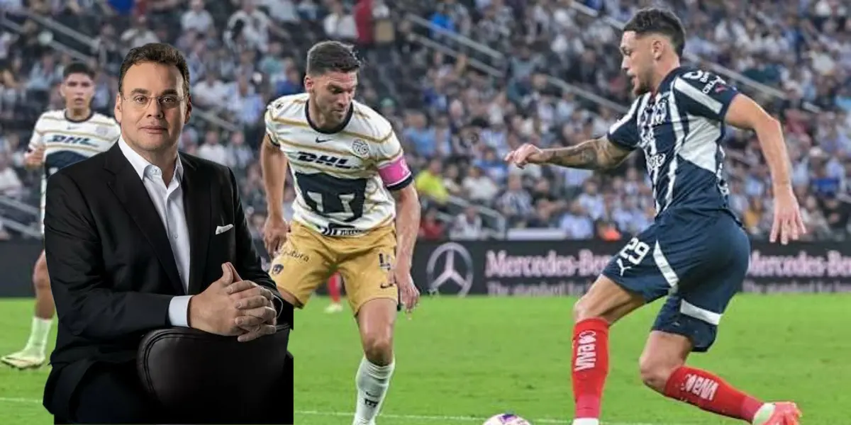 Faitelson y el Rayados vs Pumas/FOTO: Fútbol Total