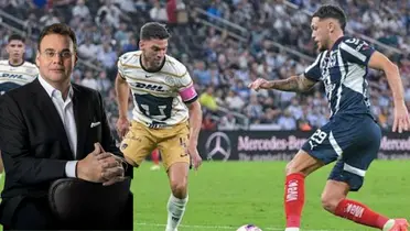 Faitelson y el Rayados vs Pumas/FOTO: Fútbol Total