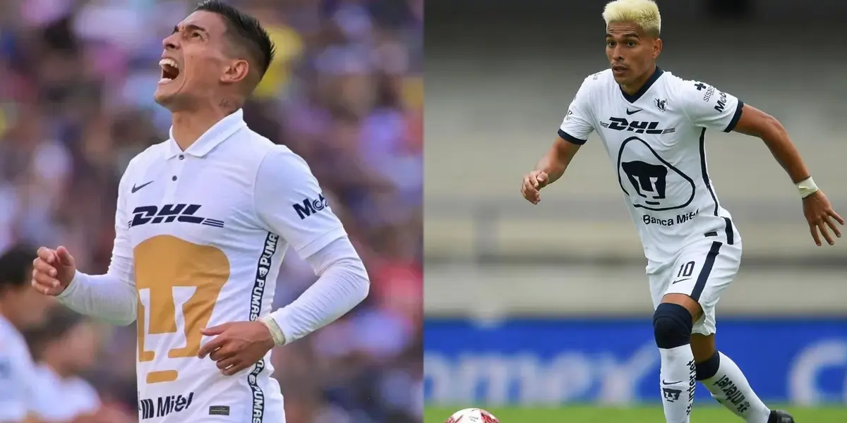 Favio Álvarez jugando en Pumas.