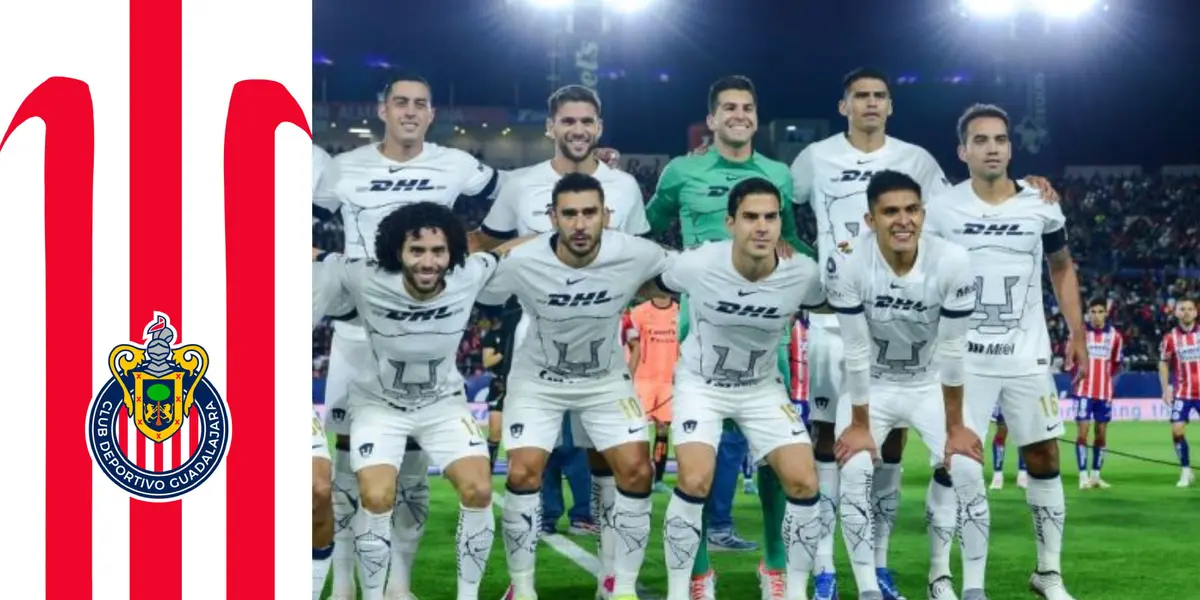 Foto oficial de Pumas con Chivas