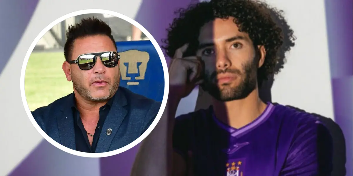 Foto: redes de Pumas y Anderlecht.