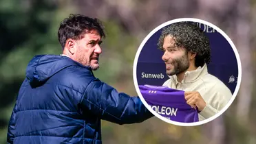 Foto: redes de Pumas y Anderlecht.