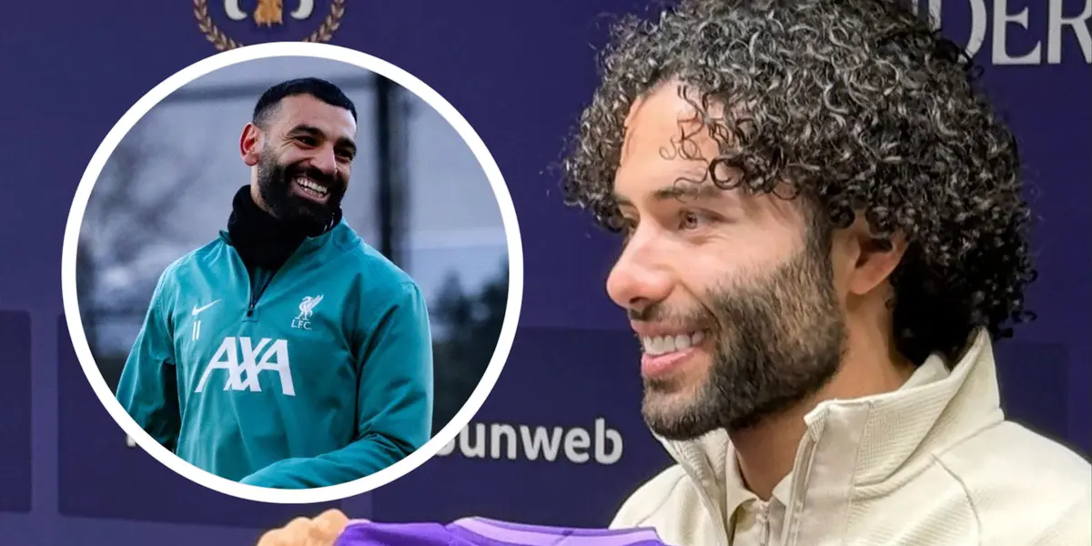 Foto: redes de Salah y Anderlecht.