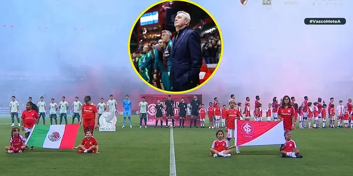 Fuente: TUDN. Partido México vs Inter de Porto Alegre