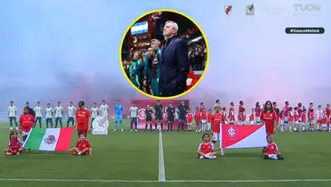Fuente: TUDN. Partido México vs Inter de Porto Alegre