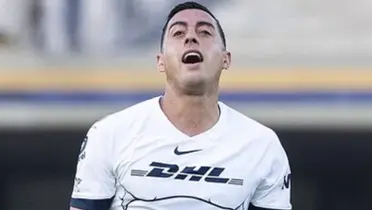 Funes Mori falla una oportunidad en el estadio de Pumas (Fuente: Mexsports)