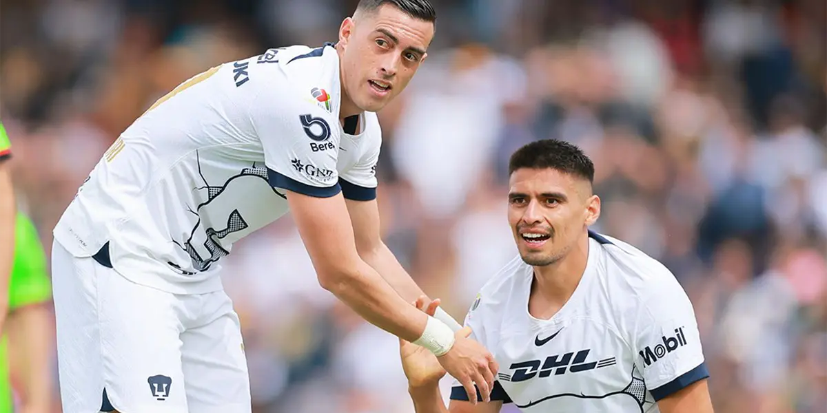 Funes Mori y Memo Martínez han estado escazos de goles en Pumas / Foto: Getty Images