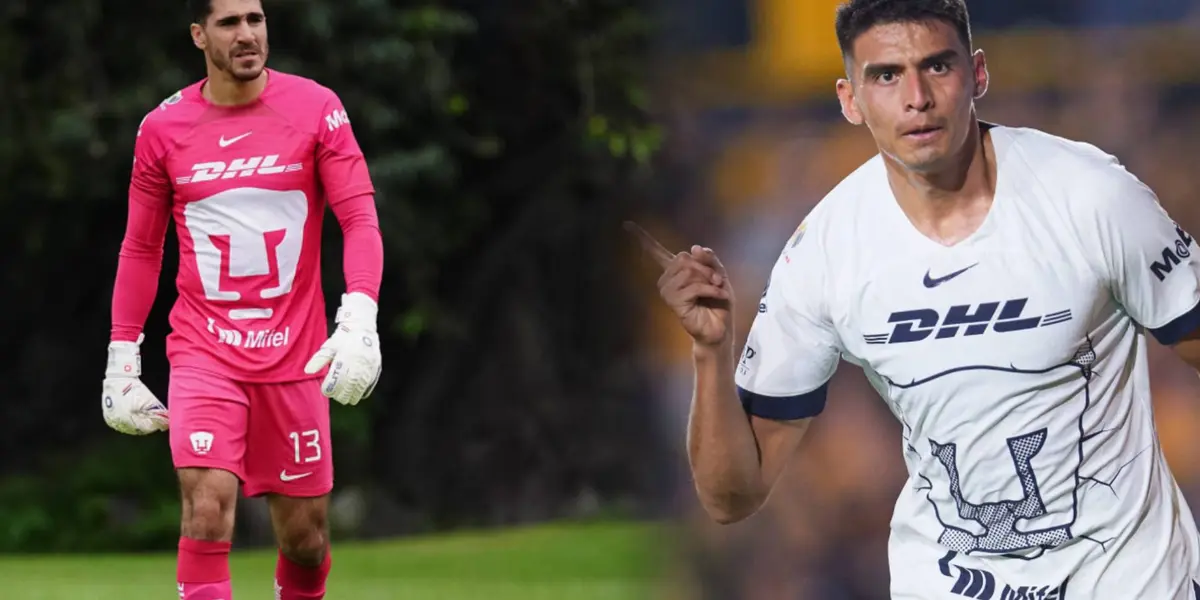 Gil Alcalá y Memo Martínez con Pumas | Foto: Mexsport y Fútbol Total