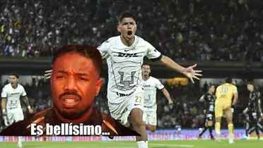 Gol de Piero Quispe de Pumas contra Leon en el Estadio Olimpico Universitario