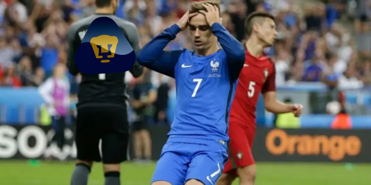 GriezmaNn se lamenta una falla de gol (Fuente: AFP)