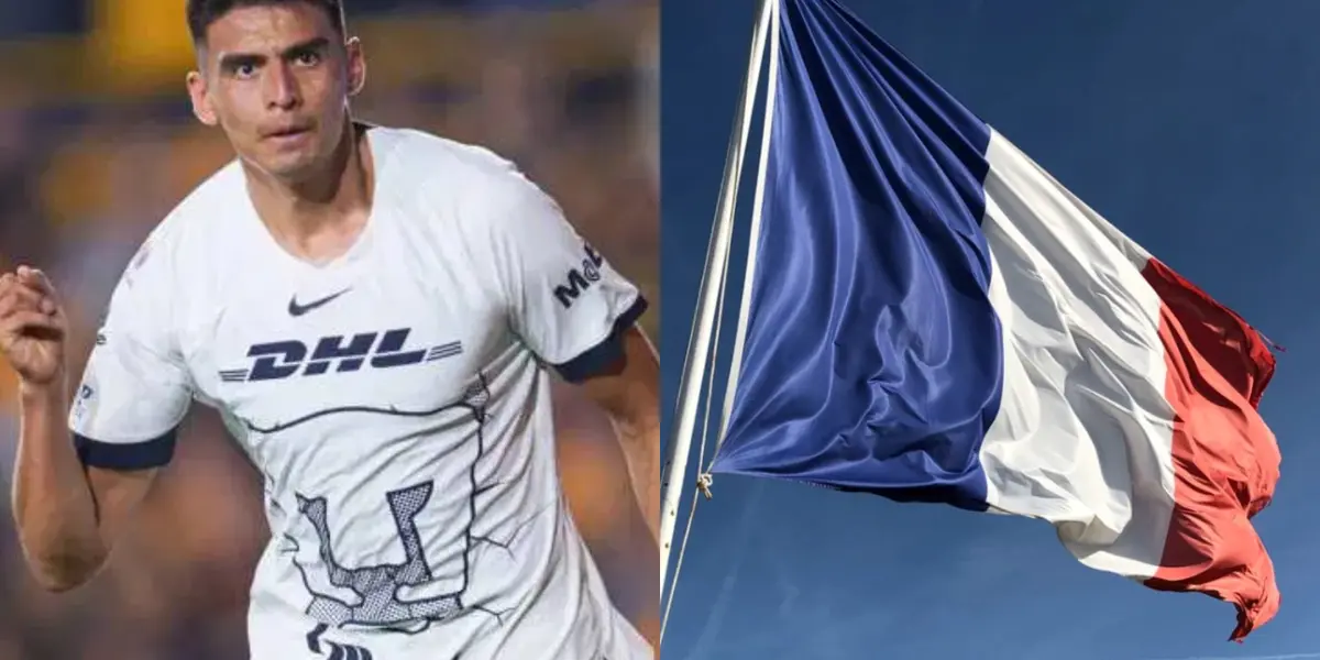 Guillermo Martínez festeja gol con Pumas (Fuente: Mexsports y Debate)