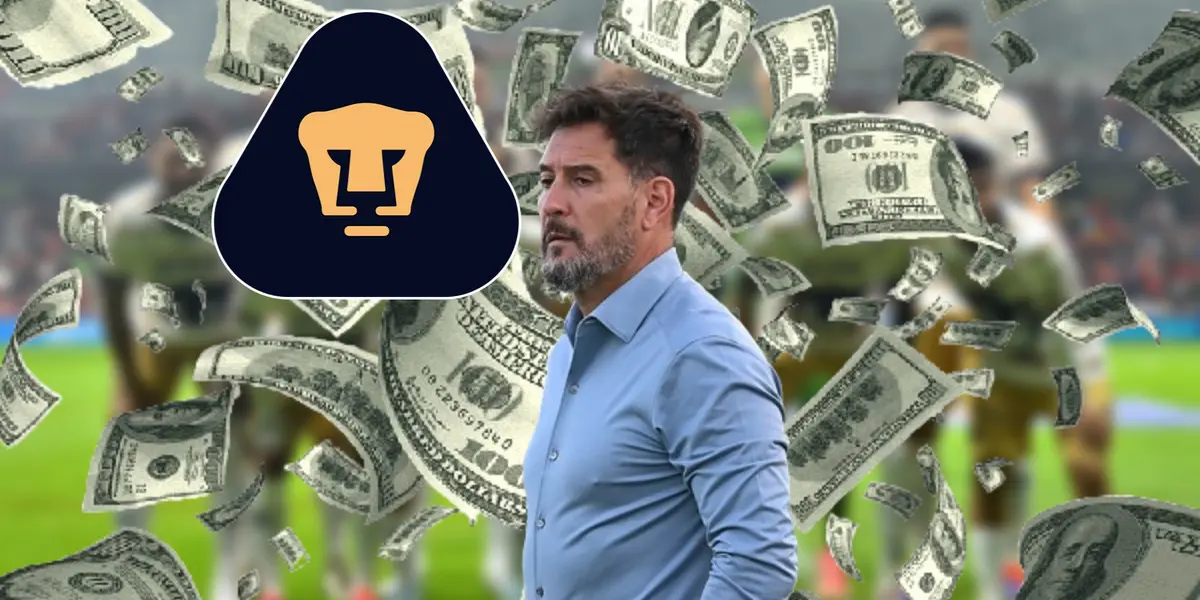 Gustavo Lema con Pumas / Foto: Getty Images