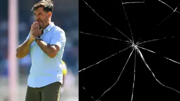 Gustavo Lema desesperado sin saber qué hacer en Pumas (Fuente: Mexsports y Shutter)