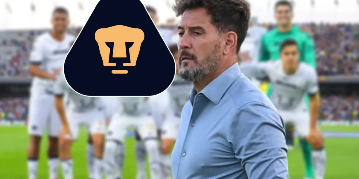 Gustavo Lema en un partido de fútbol con el combinado de Pumas (Fuente: Mexsports)