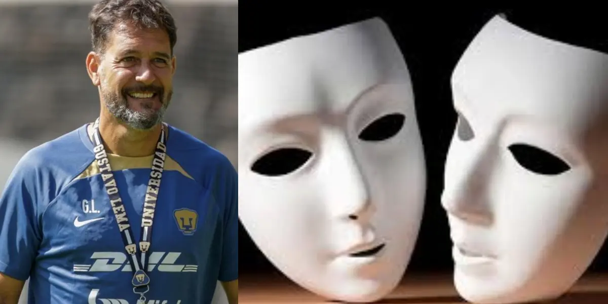 Gustavo Lema en una práctica de Pumas UNAM (Fuente: Pumas Facebook)