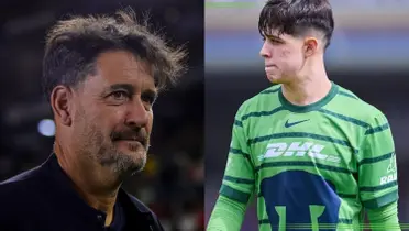 Gustavo Lema se ríe, a la derecha, Lara se lamenta (Fuente: Mexsports)