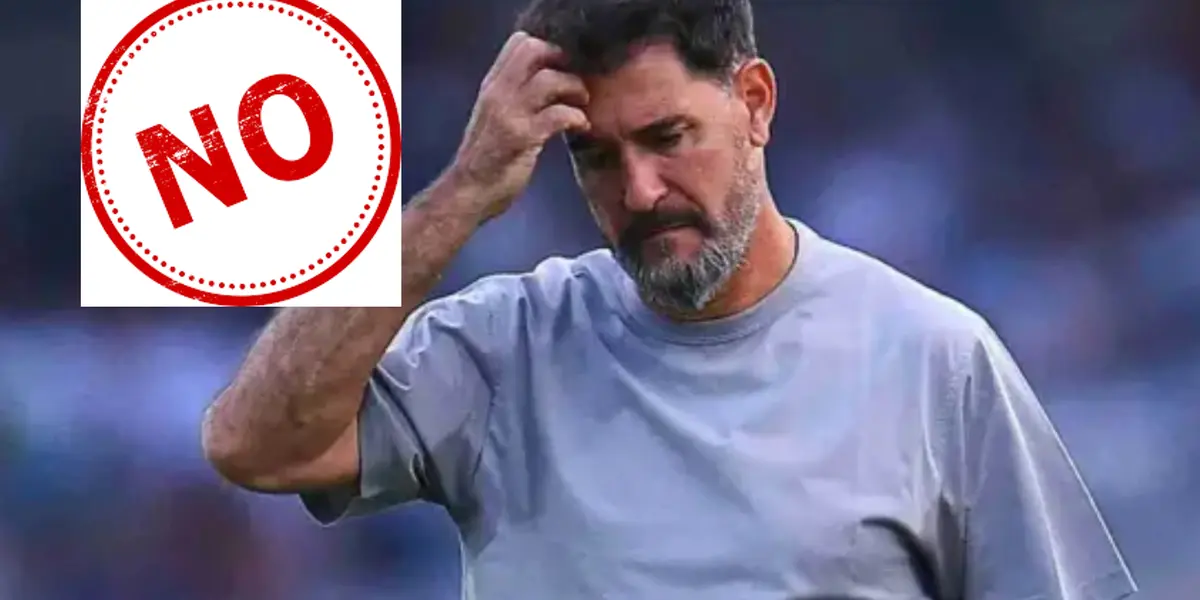 Gustavo Lema se toma la cabeza tras una mala decisión (Fuente: Mexsports)