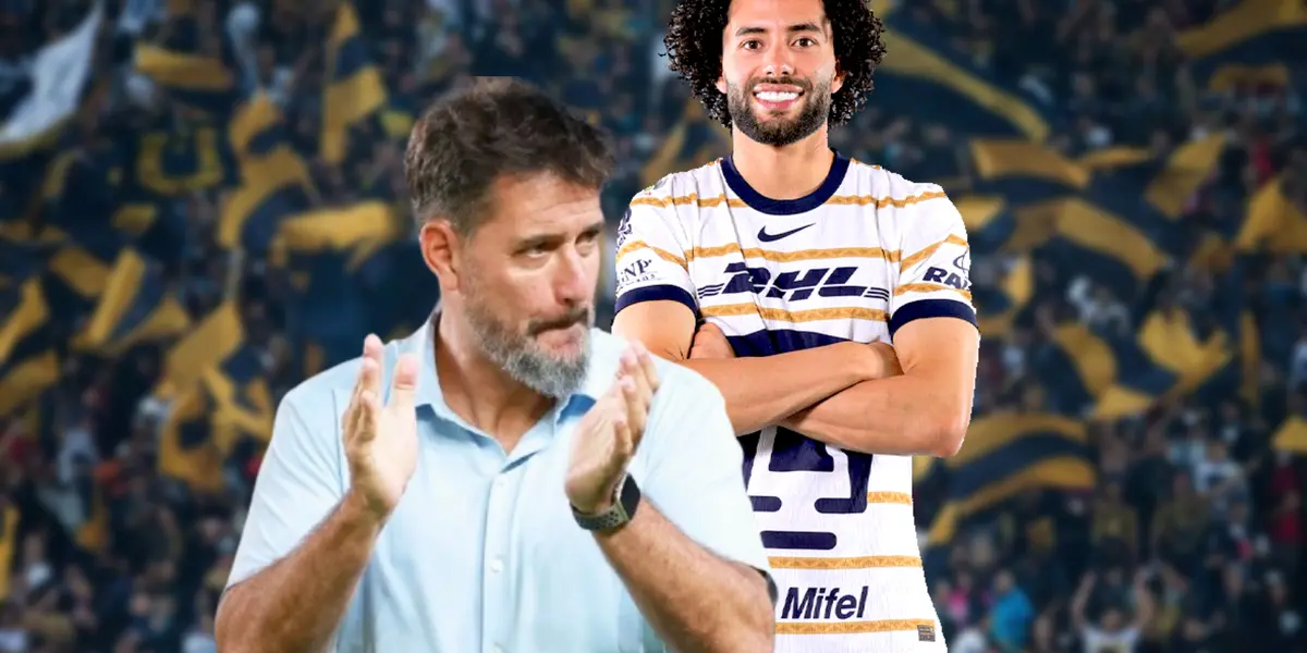 Gustavo Lema y César Huerta con Pumas / Foto: Mexsport / PumasMX