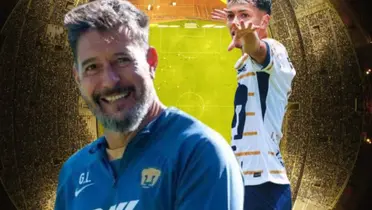 Gustavo Lema y Jorge Ruvalcaba con Pumas