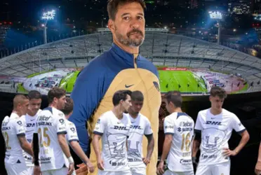 Hoy Lema debutó como entrenador de Pumas y dejó ver un 11 con el que podría debutar de forma oficial el próximo domingo