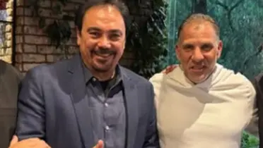 Hugo Sánchez e una reunión con Alberto García Aspe (Fuente: IG Alberto García Aspe)