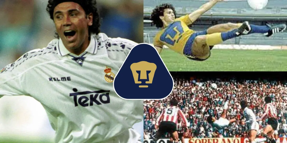 Hugo Sánchez fue homenajeado por el Real Madrid por el gol más bonito del mundo