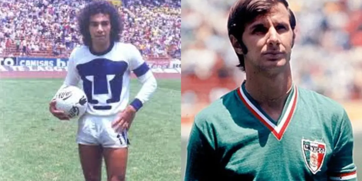 Hugo Sánchez y Enrique Borja, leyendas de Pumas.
