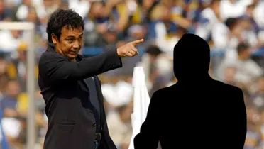 Hugo Sánchez y silueta de Guillermo Vázquez