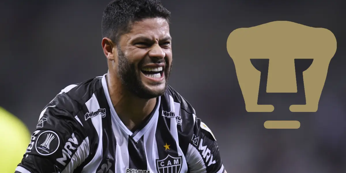 Hulk con Atlético Mineiro y sello de Pumas