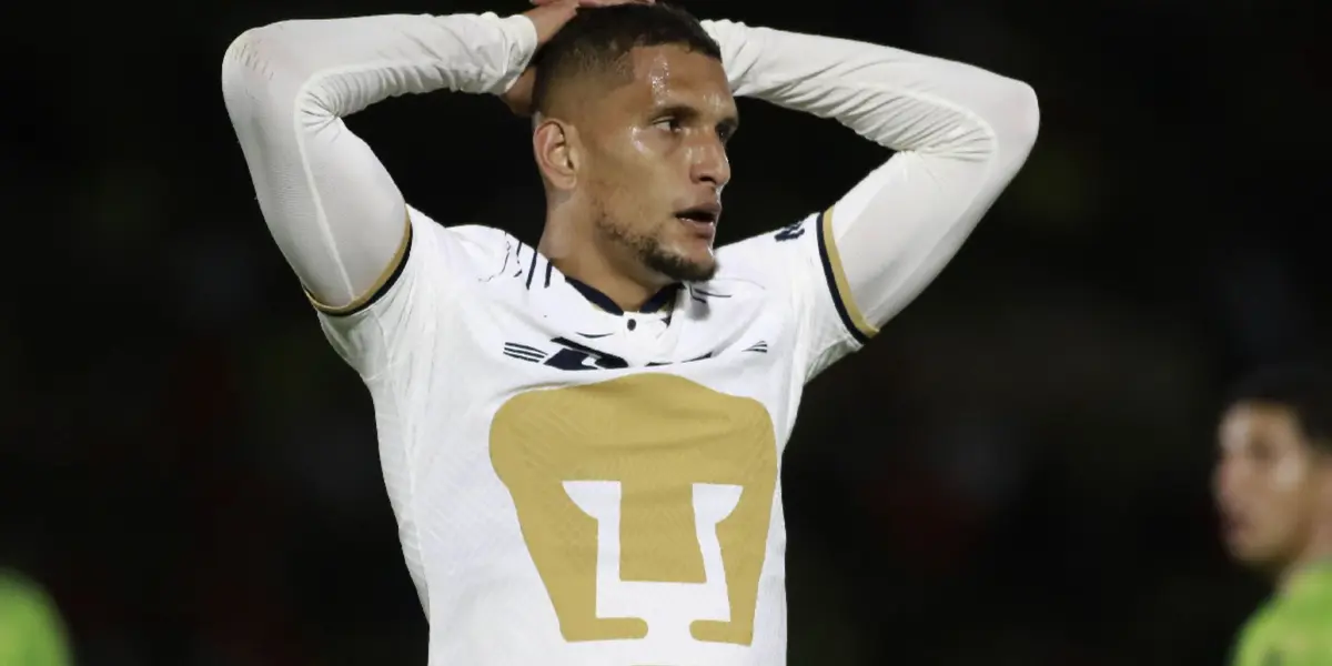 Igor Meritao se lamenta un gol fallado ante Juárez (Fuente: Mexsports)