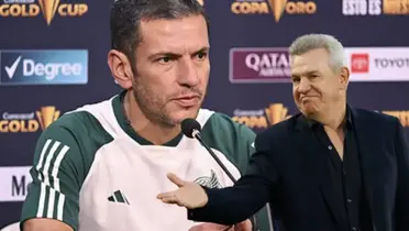 Jaime Lozano con la Selección Mexicana con Javier Aguirre