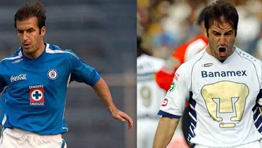 Joaquín Beltrán con Pumas y Cruz Azul