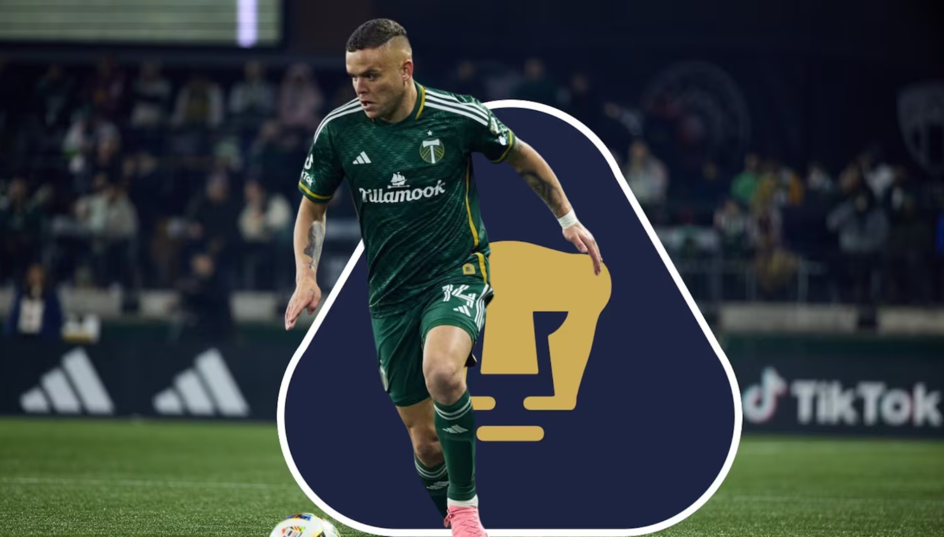 Jonathan Rodríguez jugando en la MLS (Fuente: Timbers)