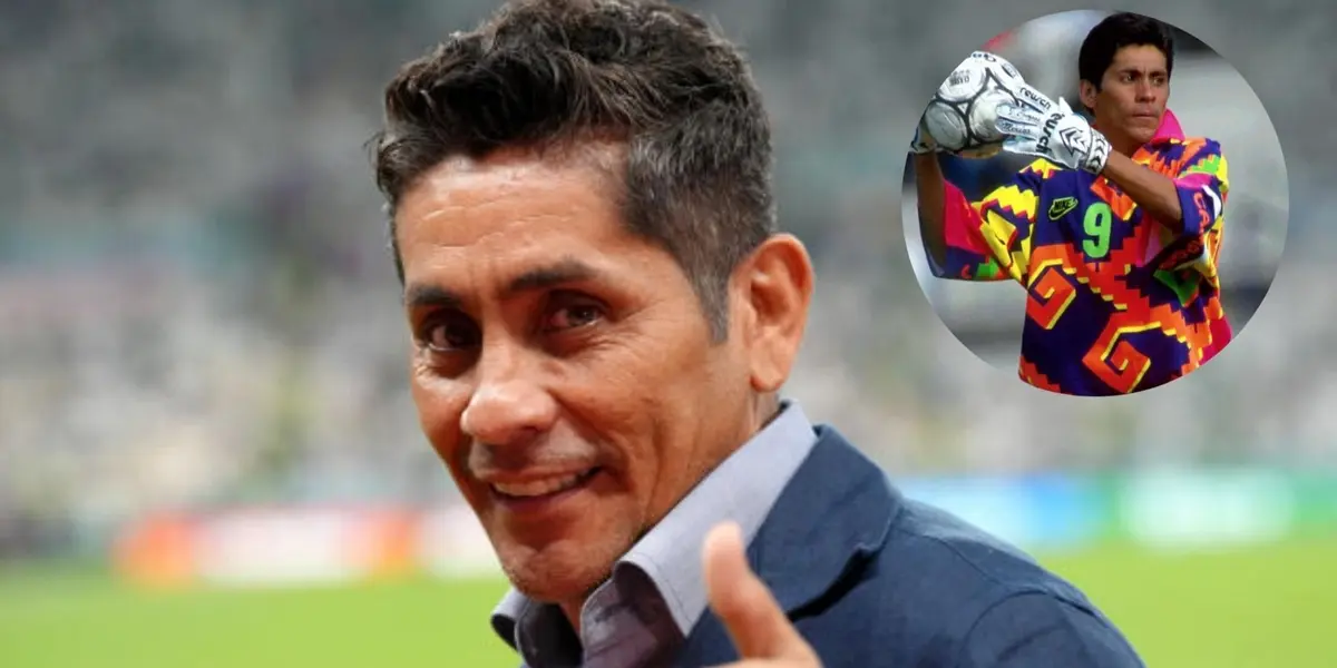 Jorge Campos en un juego amistoso, dirigiendo (Fuente: Quinta Fuerza)