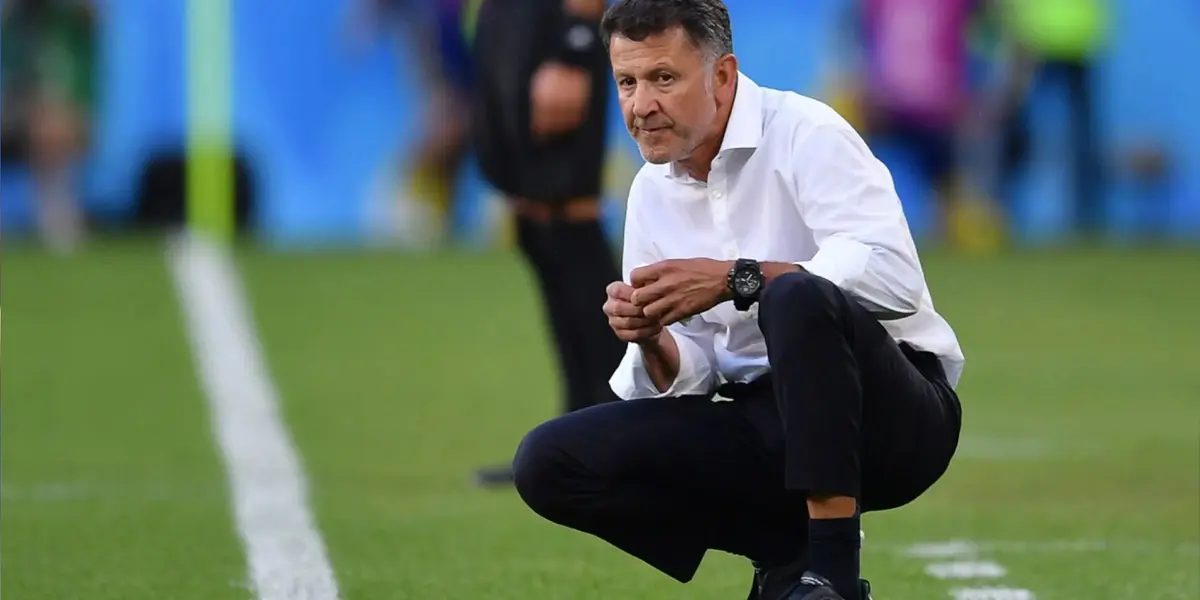 Juan Carlos Osorio dirigiendo a la Selección Mexicana