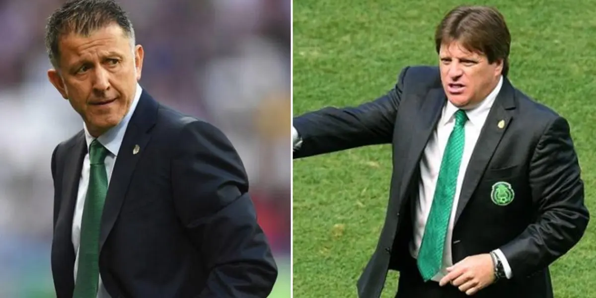 Juan Carlos Osorio y Miguel Herrera con la Selección Mexicana