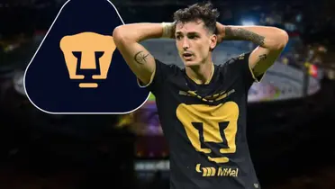 Juan Dinenno con Pumas / Foto: Miguel Potón