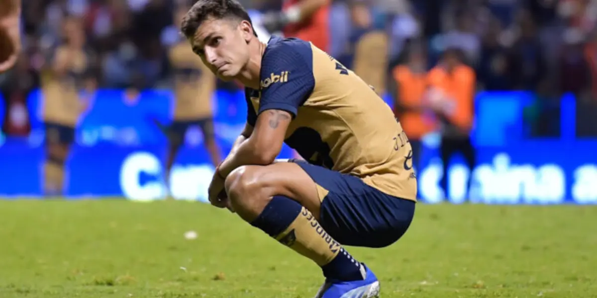 Juan Dinenno en el estadio de Puebla (Fuente: Mexsports)