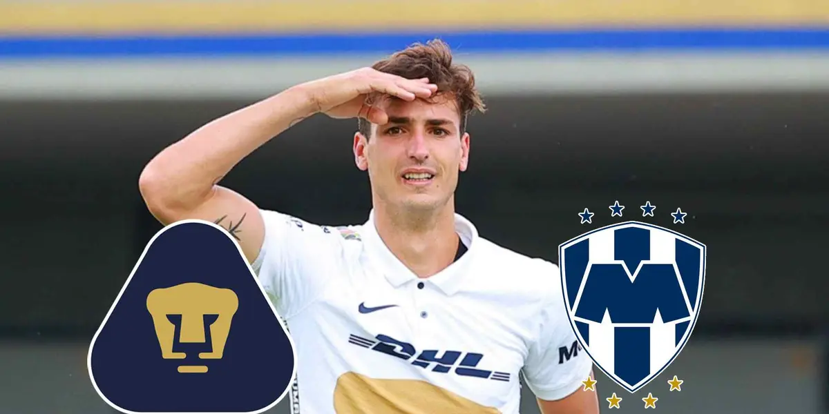 Juan Ignacio Dinneno con Pumas | Foto: Mexsport
