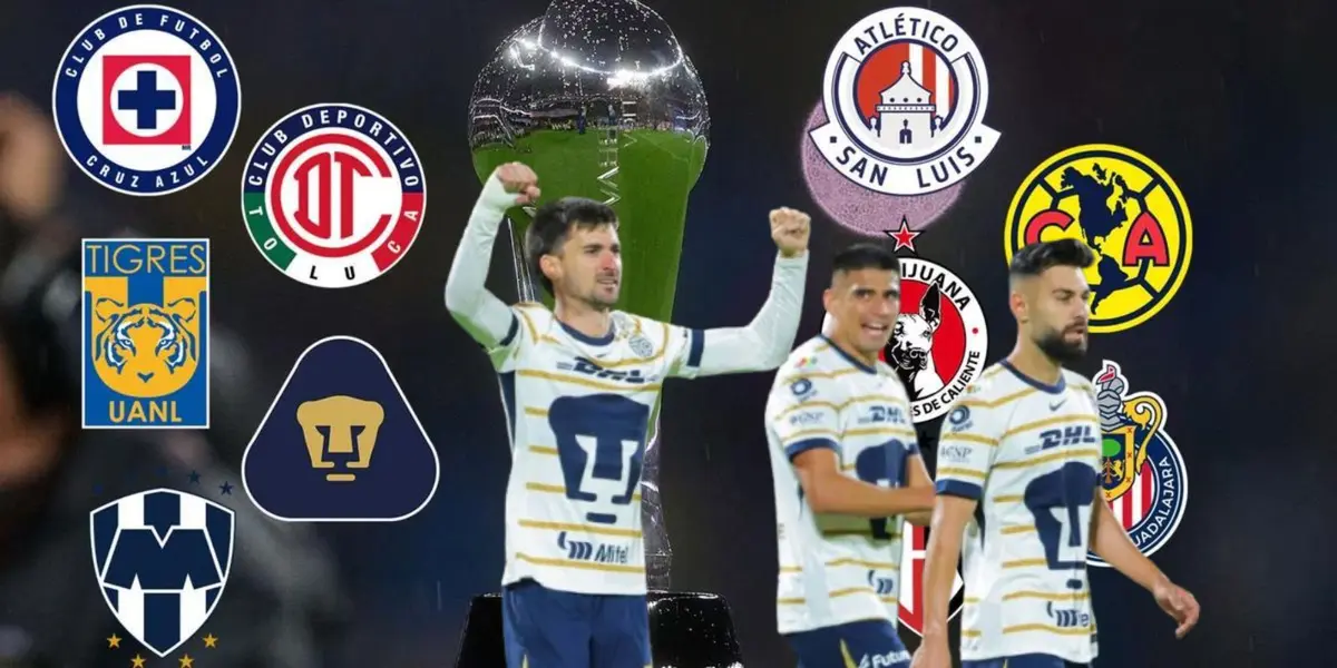 Jugadores de Pumas con la Liguilla/FOTO: El Futbolero México