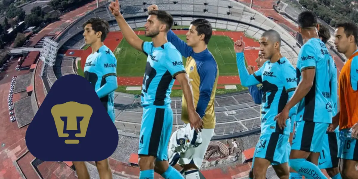 Jugadores de Pumas (Foto tomada de: Mexsport/Wikipedia)