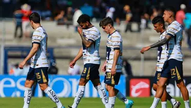 Jugadores de Pumas se lamentan/FOTO: Goal