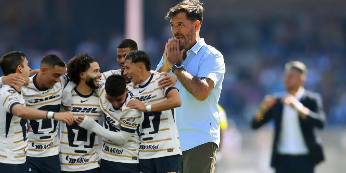 Jugadores de Pumas y Lema/FOTO: El Futbolero México