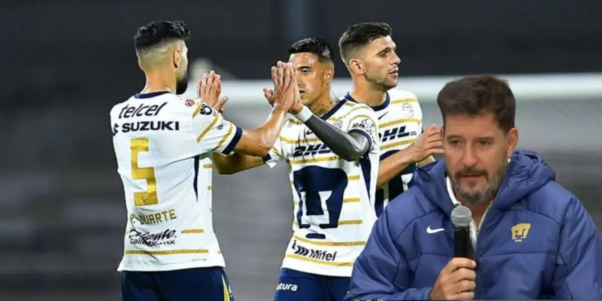 jugadores de Pumas y Lema/FOTO: Récord