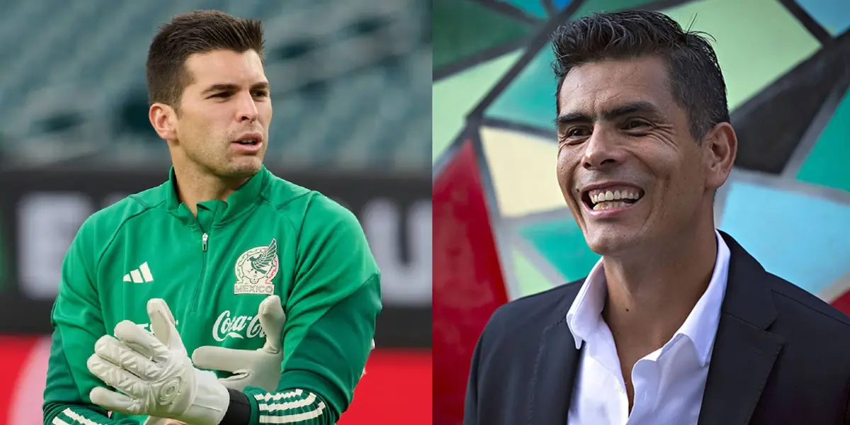 Julio González con la Selección Mexicana y Oswaldo Sánchez