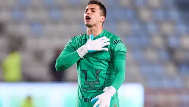 Julio González festeja gol de los Pumas (Fuente: Mexsports)