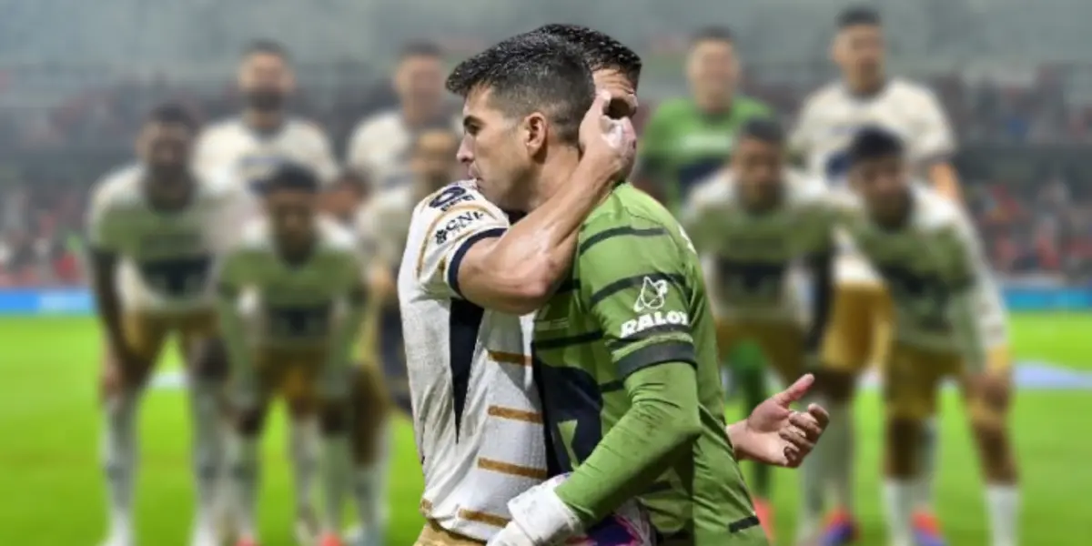 Julio González y Lisandro Magallán / Foto:Pumas MX