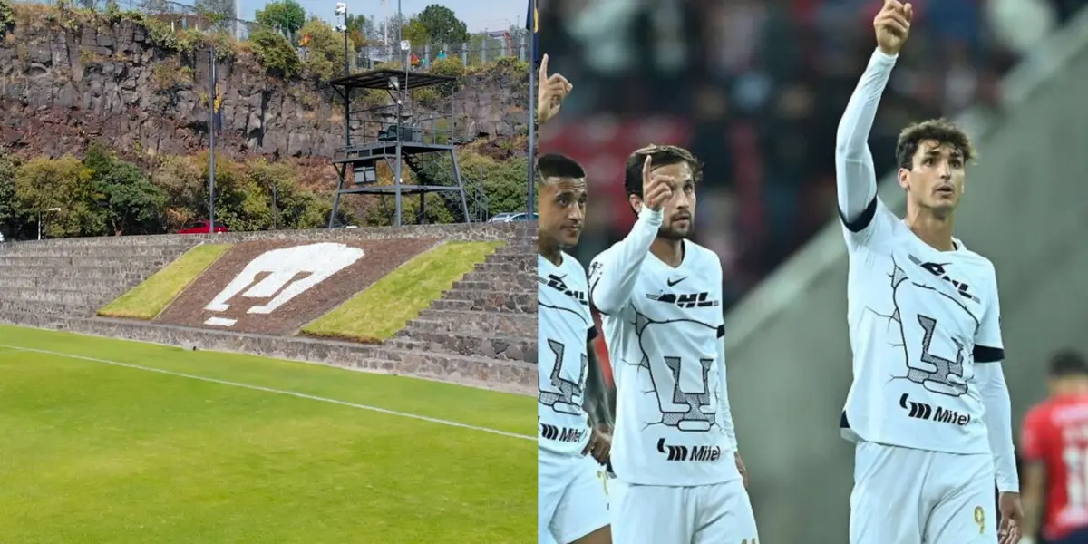 La cantera y la primera de Pumas.