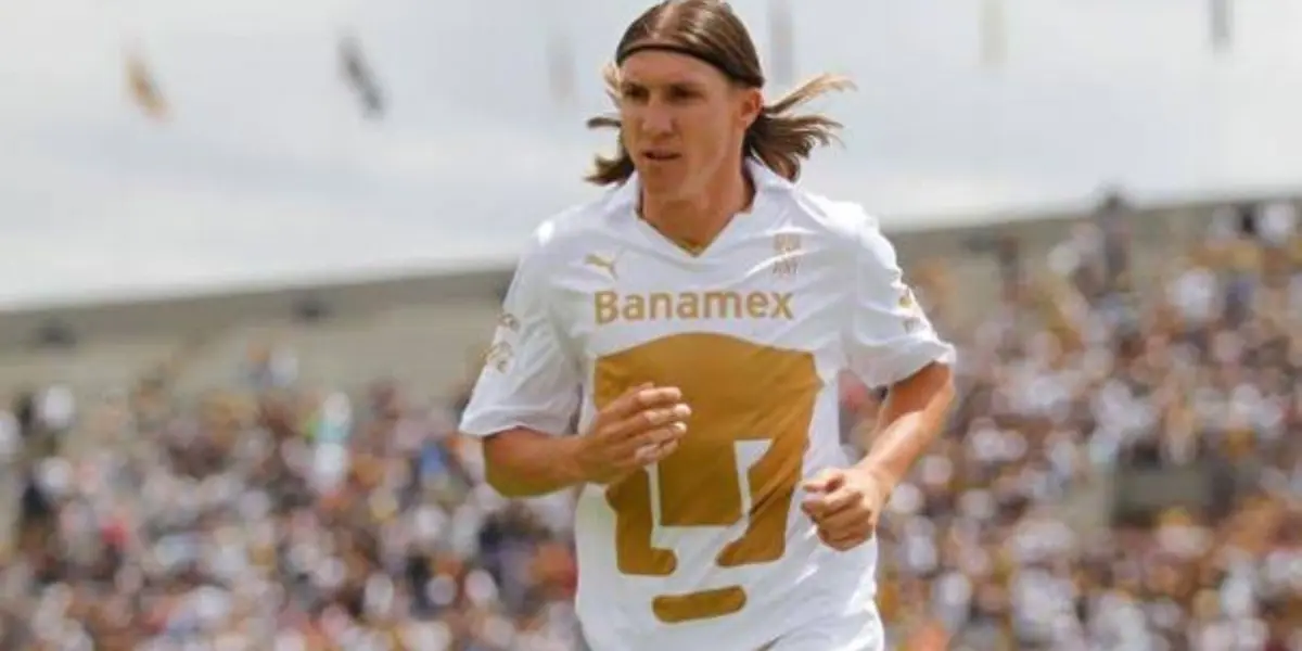 Leandro augusto con Pumas/FOTO: Pamboleros