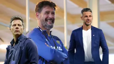 Lema con el Tato y Demichelis/FOTO: ESTO